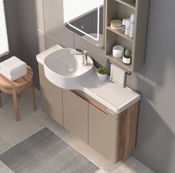 Shower  Serin 100 cm Hazar-Sahra Banyo Dolabı