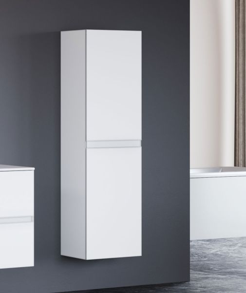 Orka Nest 120 cm Mat Beyaz Banyo Dolabı