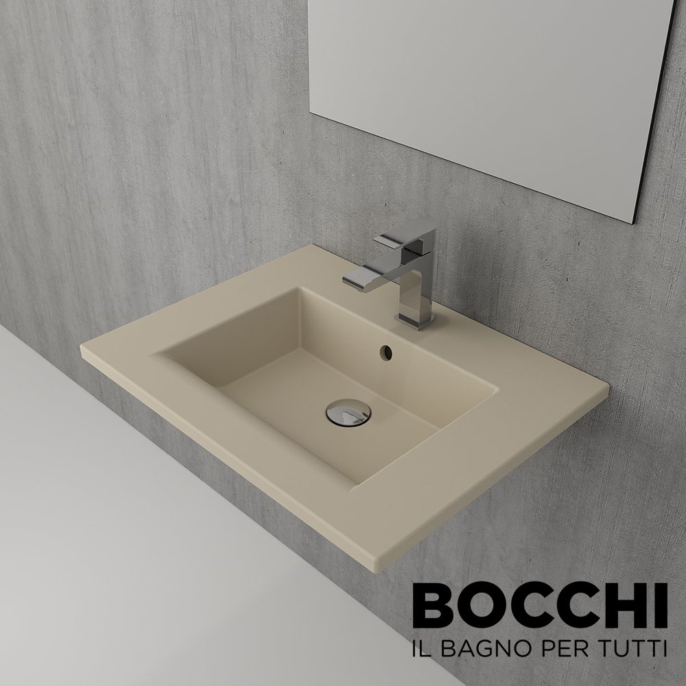 BOCCHI Milano Etajerli Lavabo 60 cm Mat Yasemin