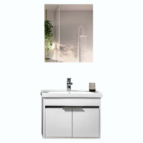 Bagnora Mare 65 cm Beyaz Banyo Dolabı