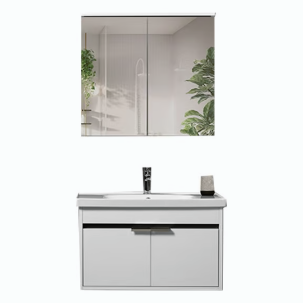 Bagnora Mare 80 cm Beyaz Banyo Dolabı