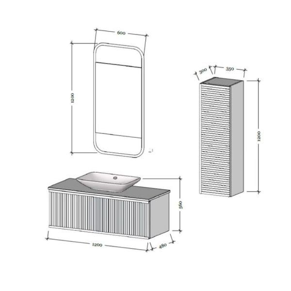 Bagnora Odin Boy Dolabı Siyah