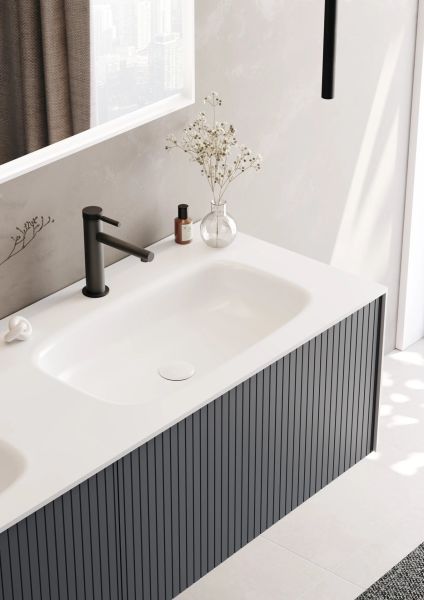 Orka Cube 160 cm Mat Antrasit Banyo Dolabı