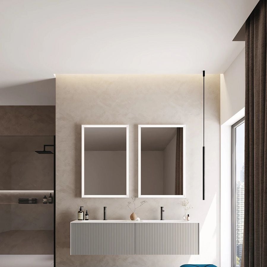 Orka Cube 160 cm Mat Vizon Banyo Dolabı