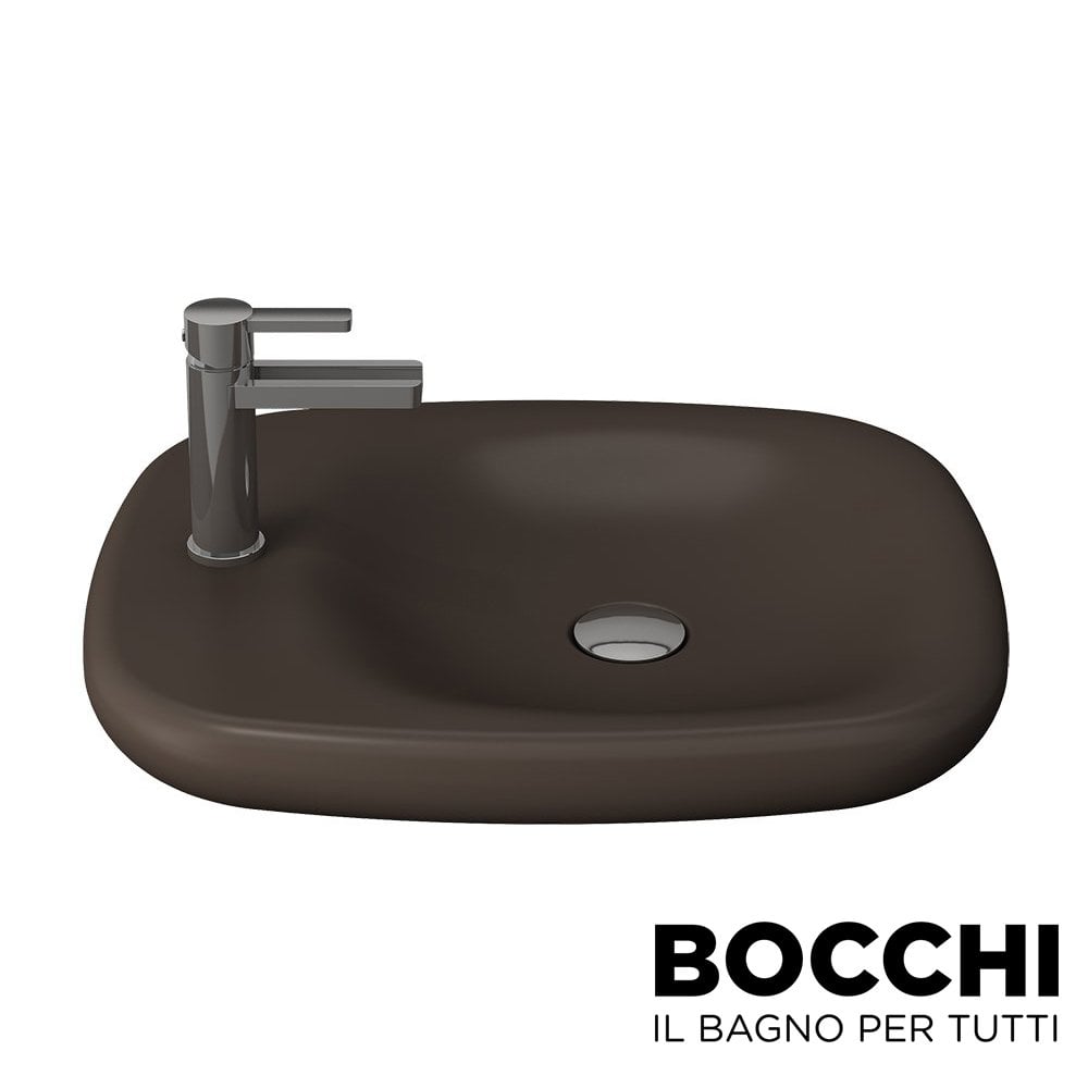 BOCCHI Fenice Çanak Lavabo, Mat Kahve