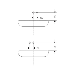 Hansgrohe Metris 16,5 Ankastre Lavabo Bataryası