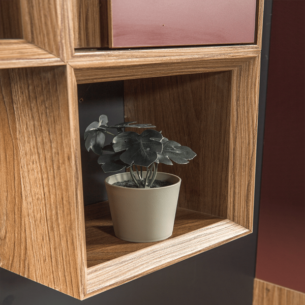 Bagnora Sharp Tile 120 cm Mdf Banyo Dolabı