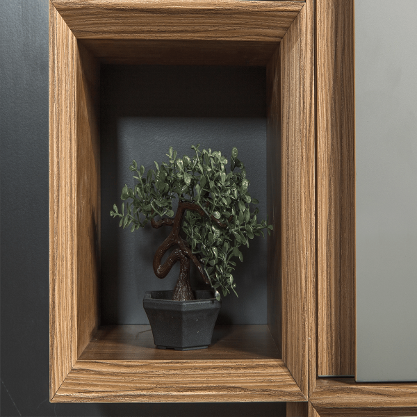 Bagnora Sharp Stone Gri 100 cm Mdf Banyo Dolabı