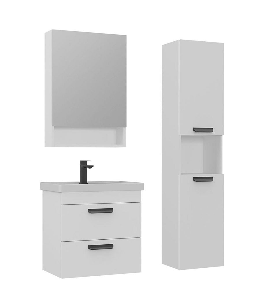 Orka Nova 60 cm Beyaz Banyo Dolabı