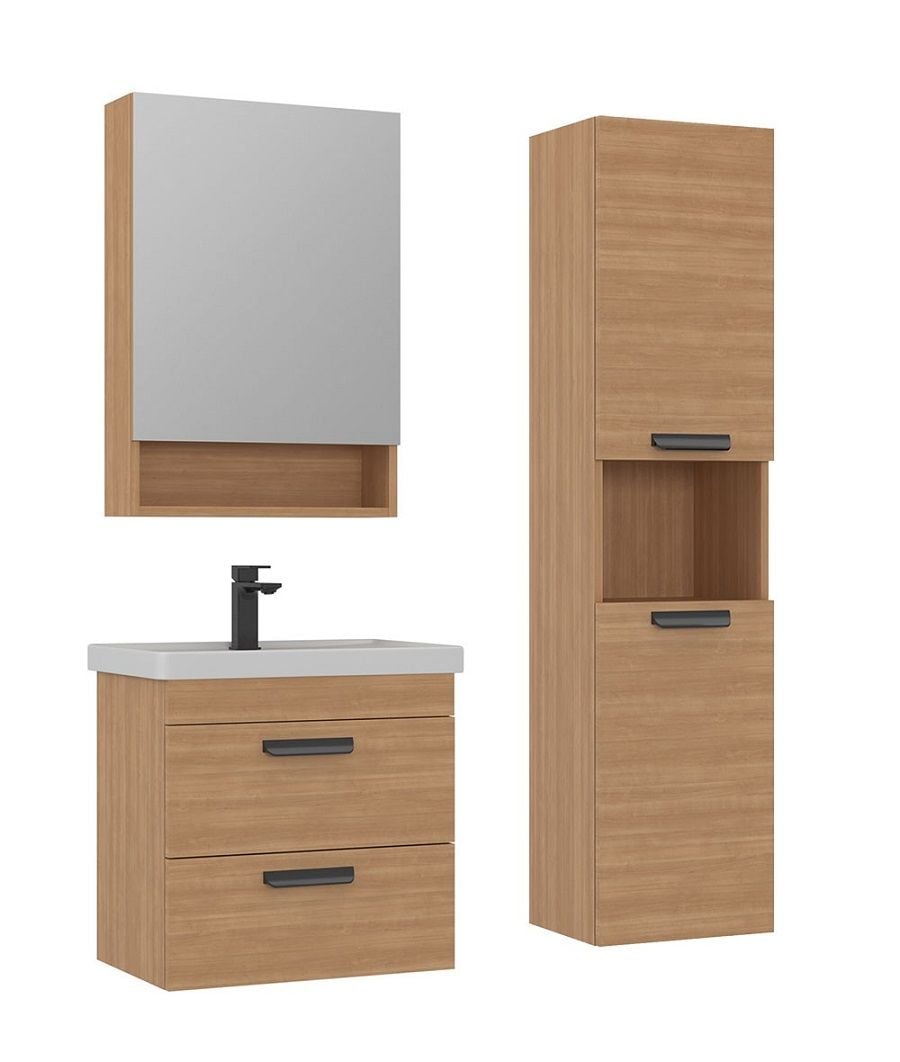 Orka Nova 60 cm Morgana Kiraz Banyo Dolabı