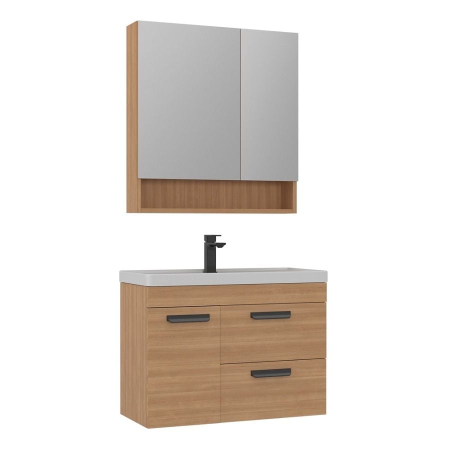 Orka Nova 80 cm Morgana Kiraz Banyo Dolabı