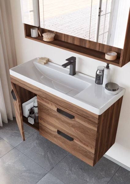 Orka Nova 100 cm Ella Banyo Dolabı