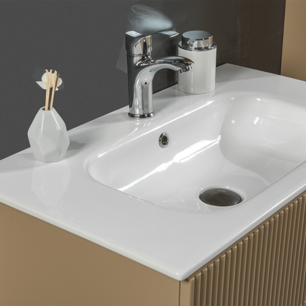 Bagnora Allegro 100 cm Mdf Banyo Dolabı Cappucino