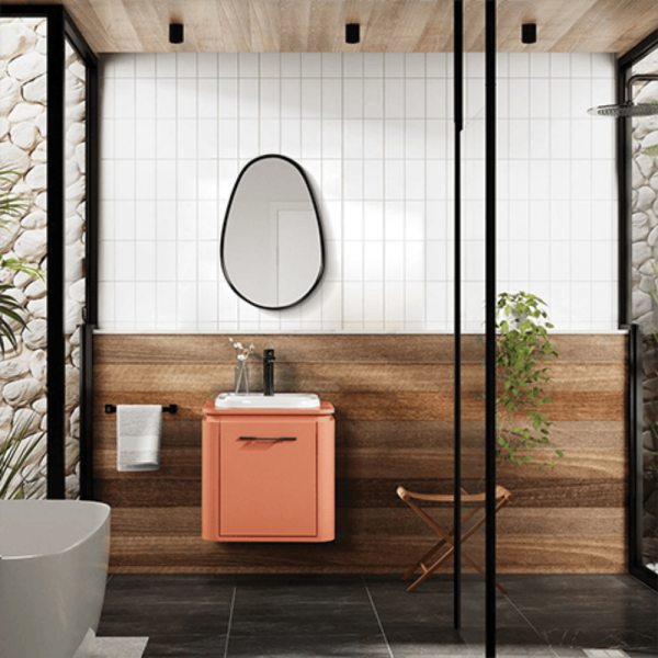 Bagnora Ciero Salmon 56 cm Mdf Banyo Dolabı