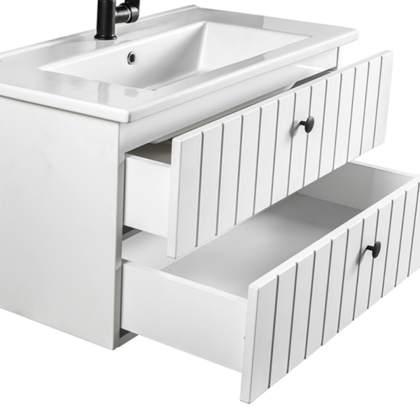 C Line 100 cm Beyaz Banyo Dolabı