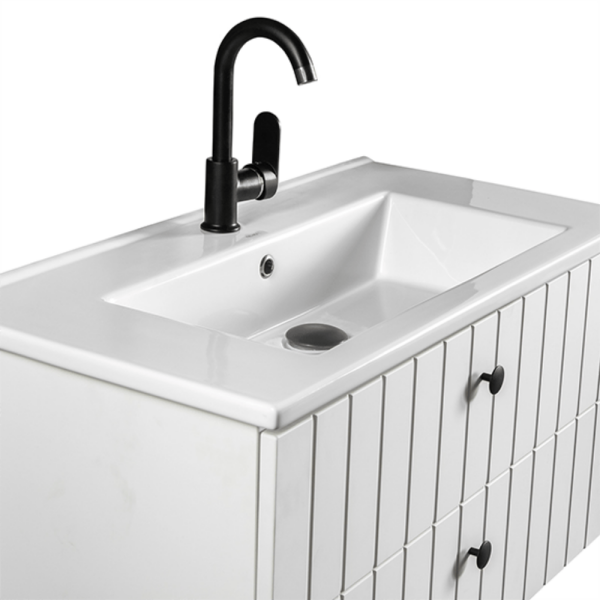 C Line 100 cm Beyaz Banyo Dolabı