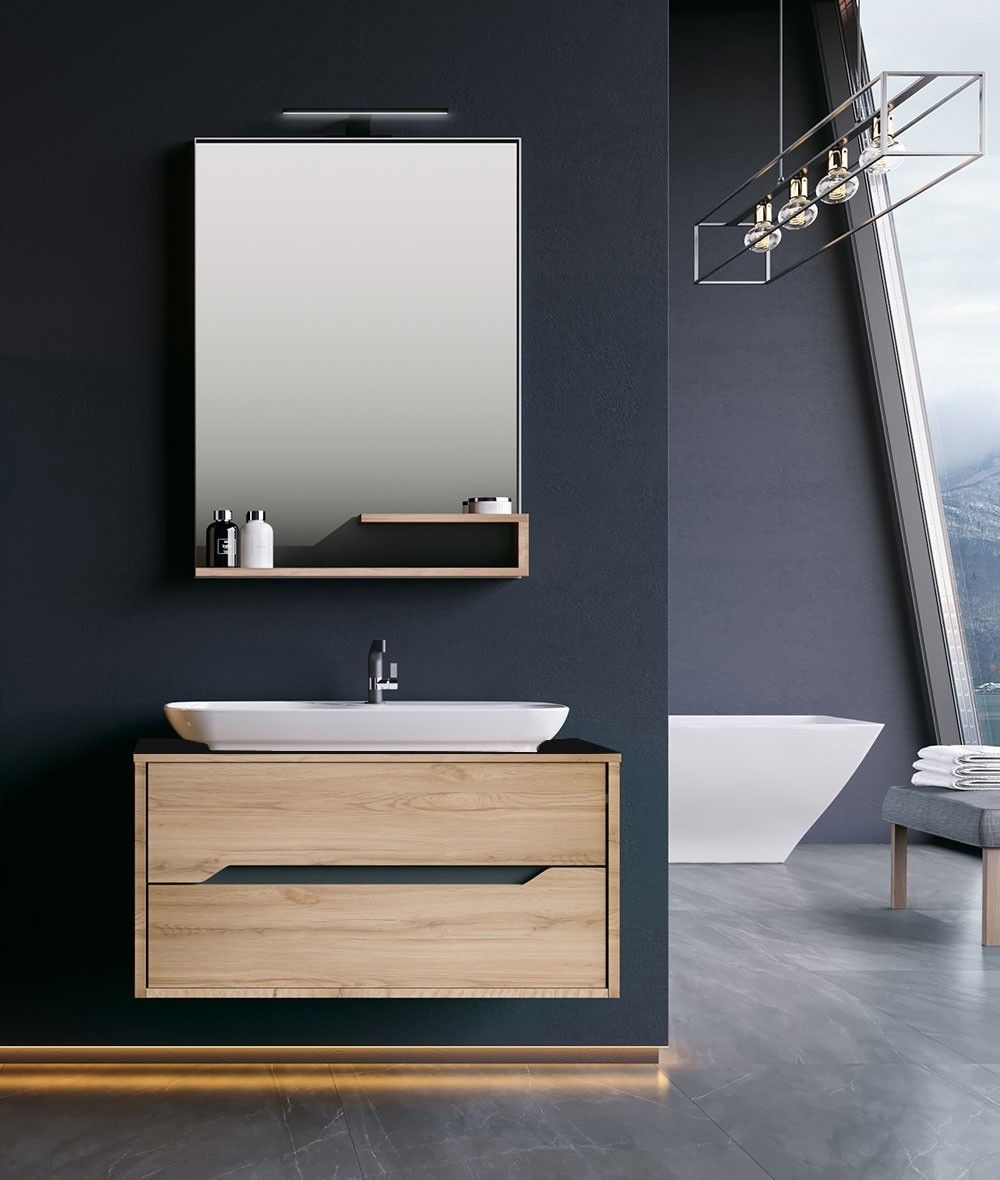 Orka Galia 100 cm Legnano Banyo Dolabı