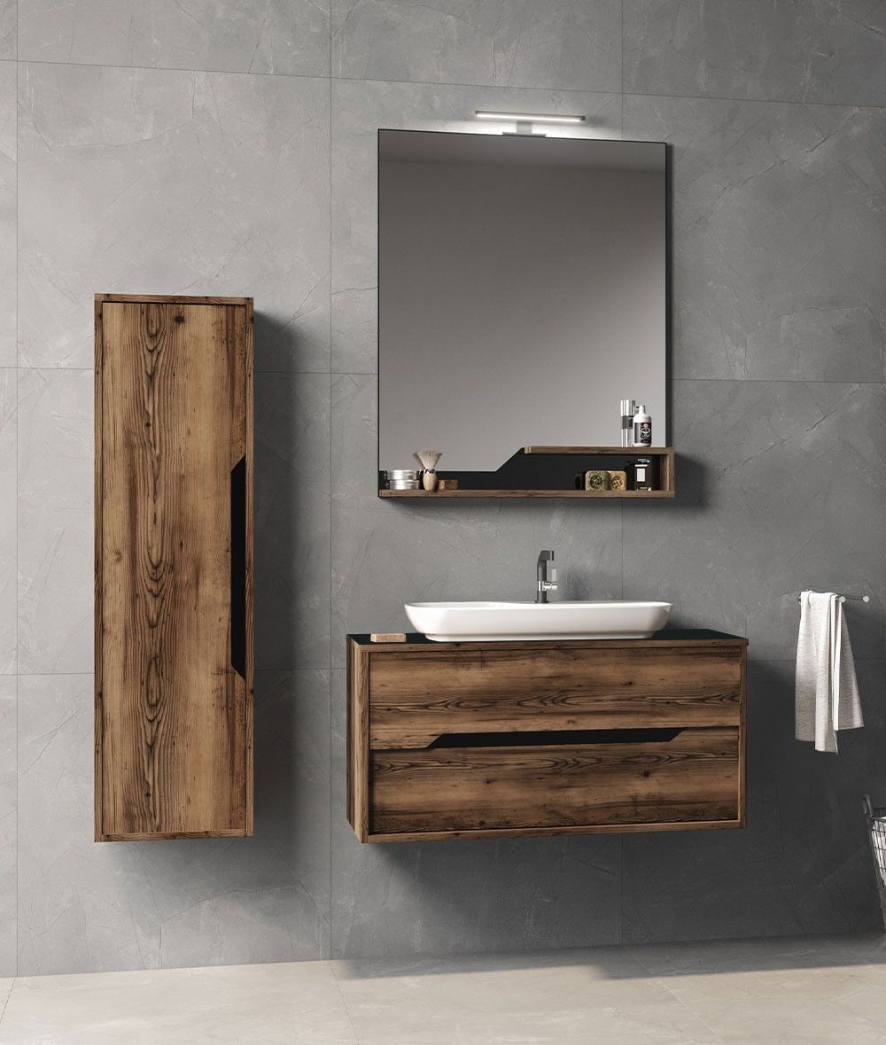 Orka Galia 80 cm Ella Banyo Dolabı