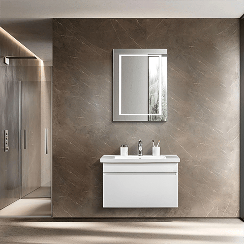 Bagnora Kayer 80 cm  Beyaz Banyo Dolabı