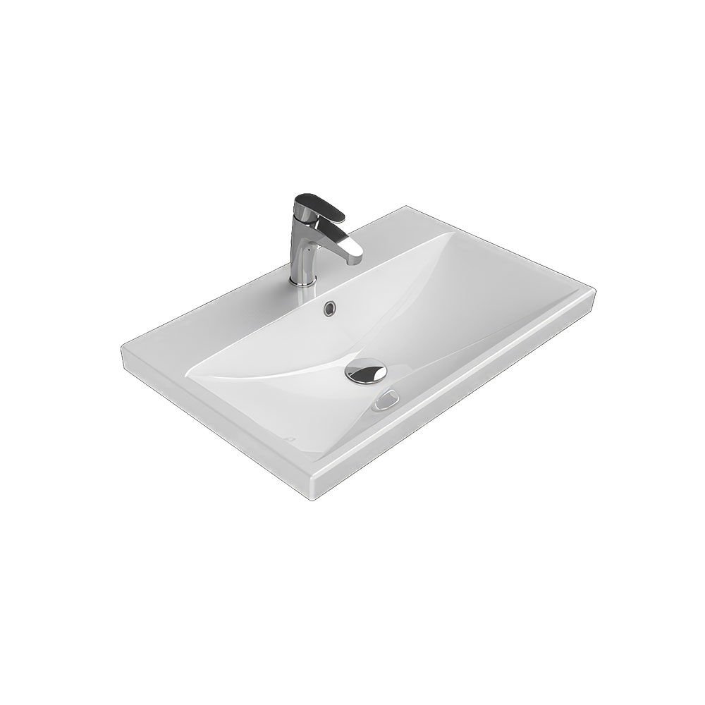 Turkuaz Elite Etajerli Lavabo 70 cm