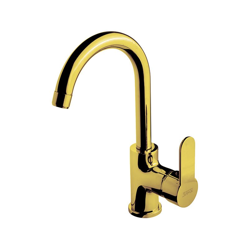 NEWARC Domino Dönerli Lavabo Bataryası Altın