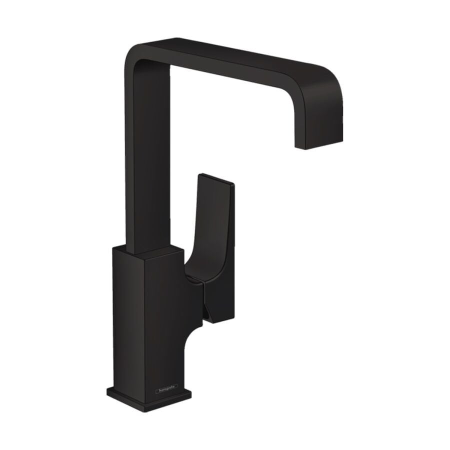 Hansgrohe Metropol Yüksek Lavabo Bataryası, Sifon Kumandalı, Mat Siyah