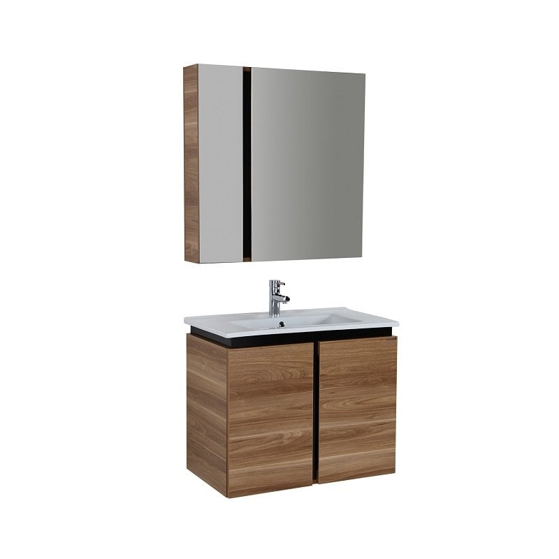 CREAVİT Verti 80 cm Melamin Kaplama Banyo Dolabı