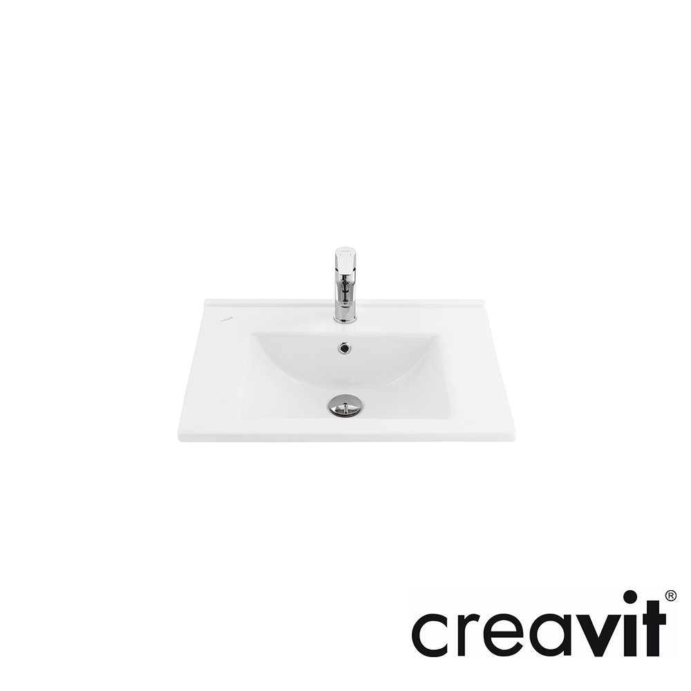 CREAVİT Su 45x60 cm Lavabo Exstra Beyaz