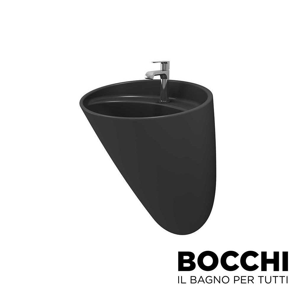 BOCCHI Venezia Asma Monoblok Lavabo (Mat Antrasit)