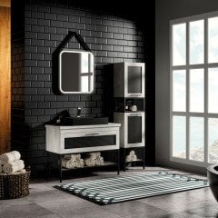 Belinza Trellis 100 cm Banyo Dolabı