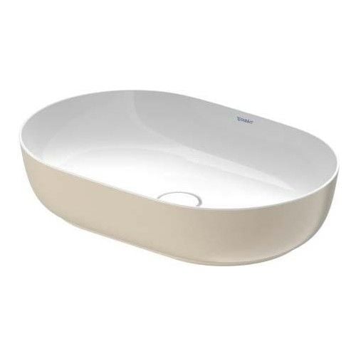 Duravit Luv DuraCream Çanak Lavabo 60 cm Beyaz- Satin Mat Kum Beji