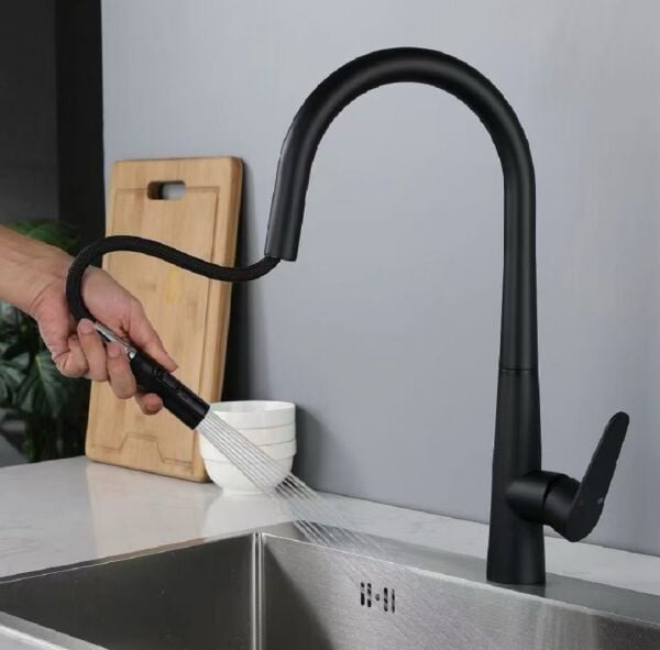 Mistillo SUS 304 Spiralli Mutfak Bataryası Siyah