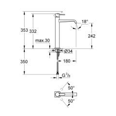 Grohe Allure Çanak Lavabo Bataryası XL