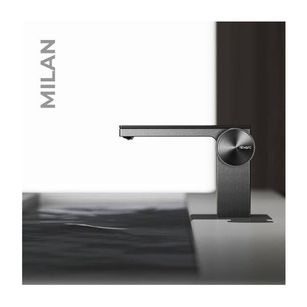 NEWARC Milan Lavabo Bataryası Metalik Gri