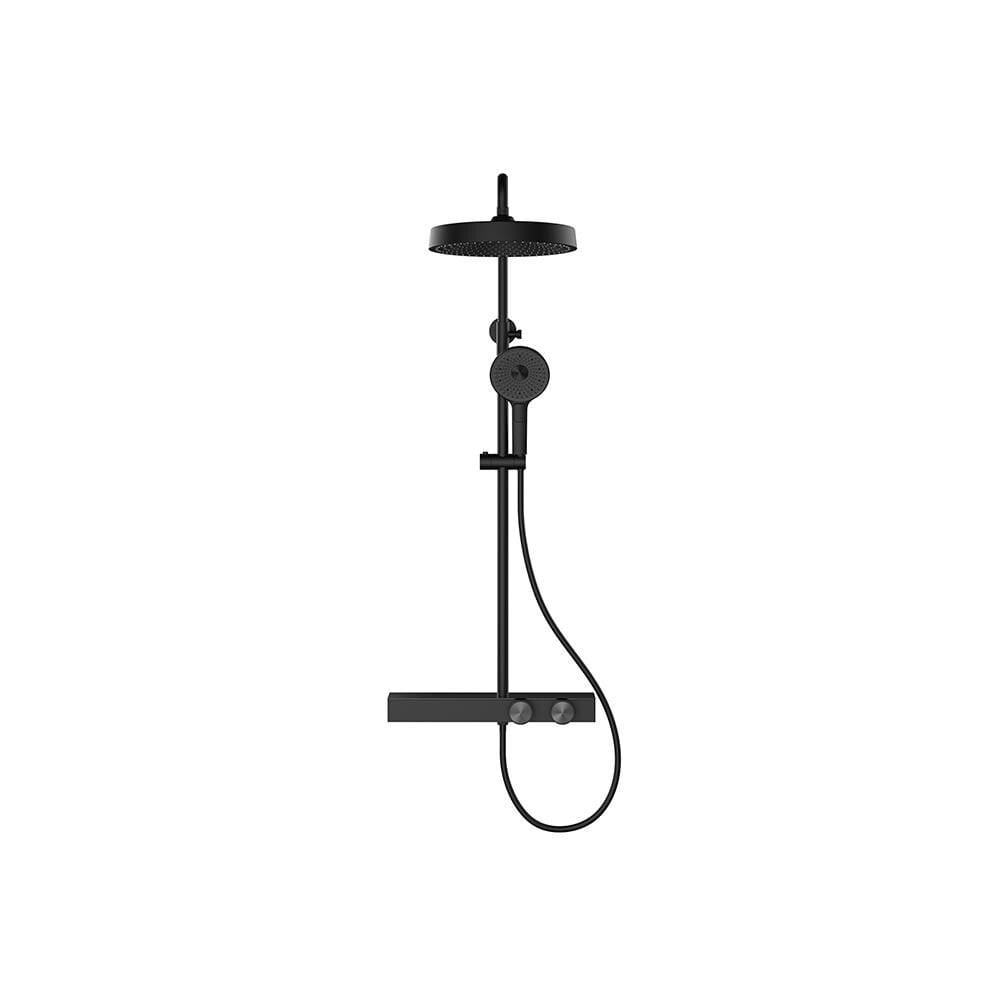 NEWARC Milan Bataryalı Duş Ünitesi Siyah