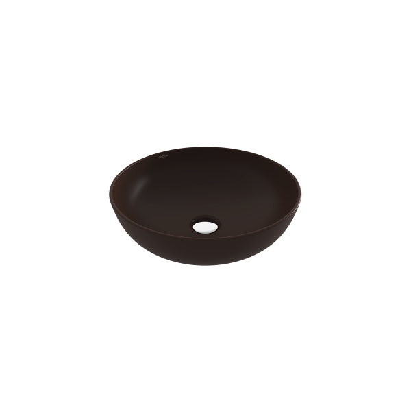 BOCCHİ Sottile Slim Line Çanak Lavabo 38 cm Mat Kahve
