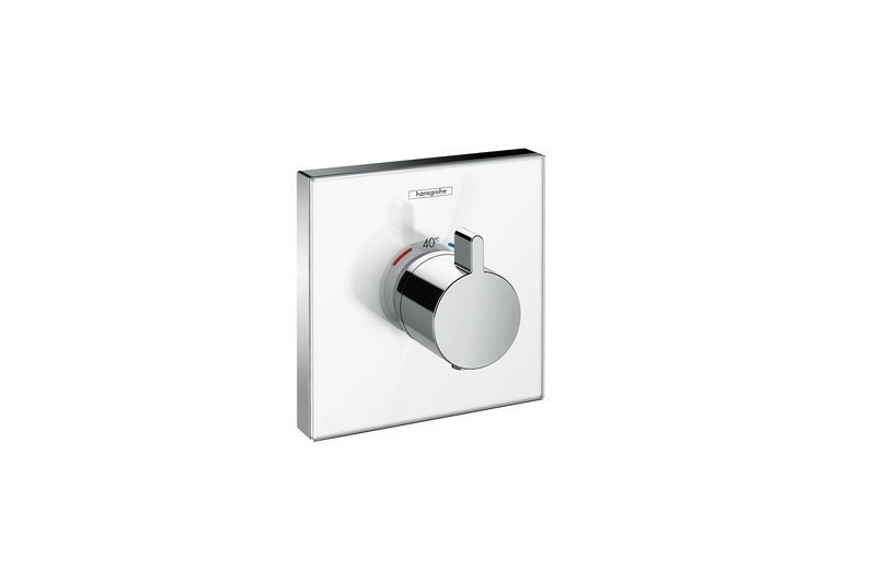 Hansgrohe ShowerSelect Glass Ankastre Termostatik duş bataryası