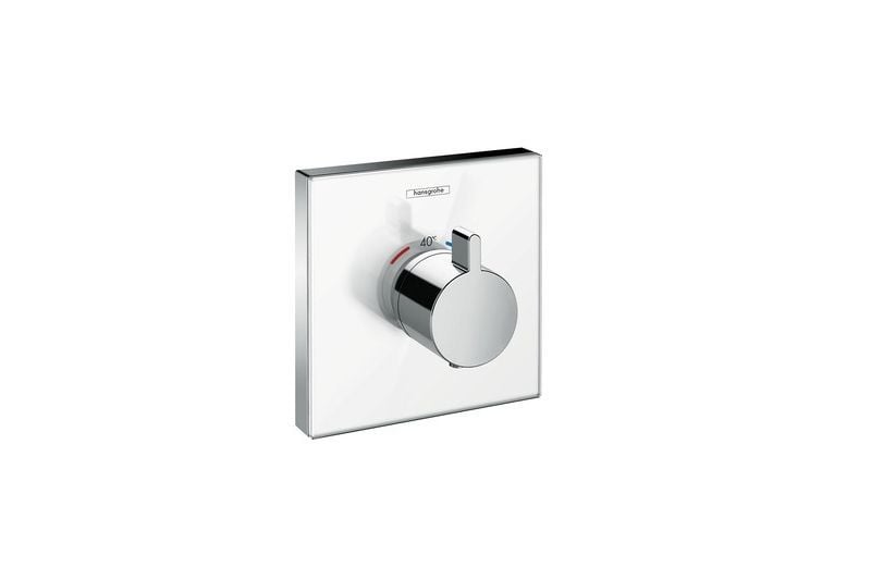 Hansgrohe ShowerSelect Glass Ankastre Termostatik duş bataryası