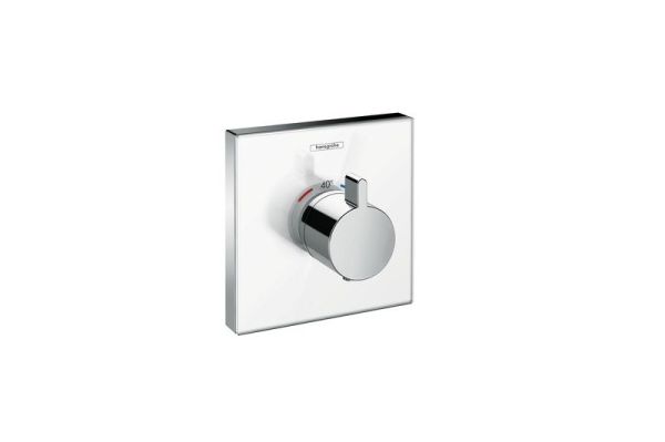 Hansgrohe ShowerSelect Glass Ankastre Termostatik duş bataryası