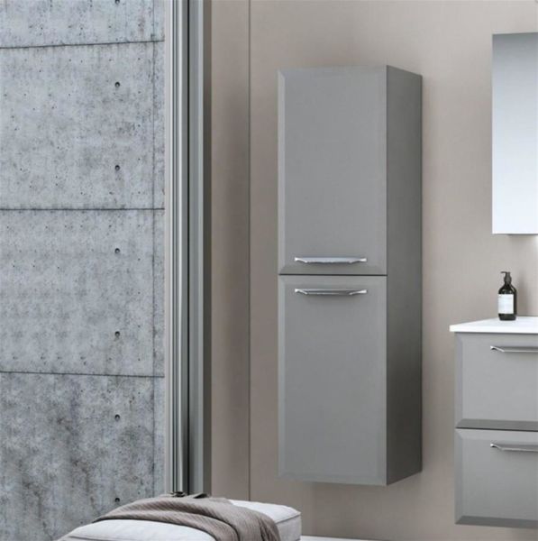 Orka Nuvola 65 cm Parlak Gri Banyo Dolabı