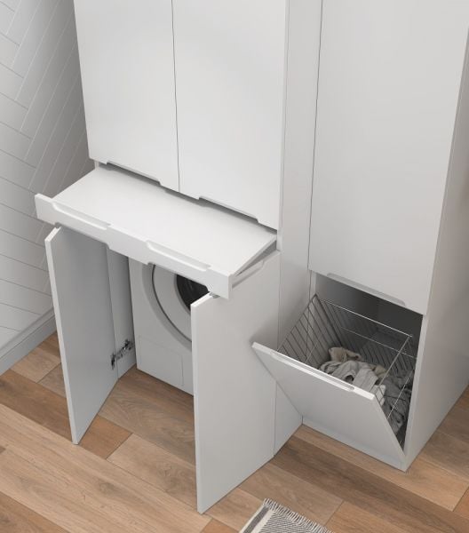 Shower Elite Sahra Çamaşır Makinesi Dolabı