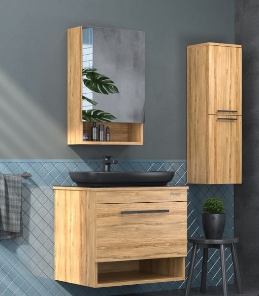 Shower  Adel 75 cm Legnano Banyo Dolabı