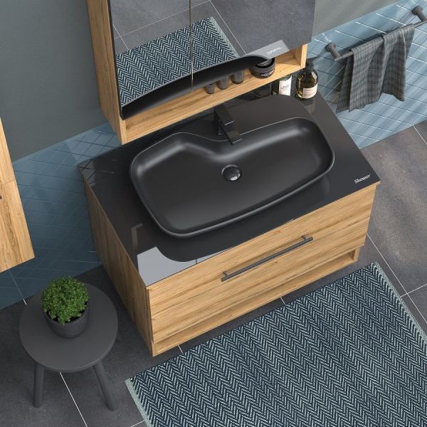 Shower  Adel 90 cm Legnano Banyo Dolabı