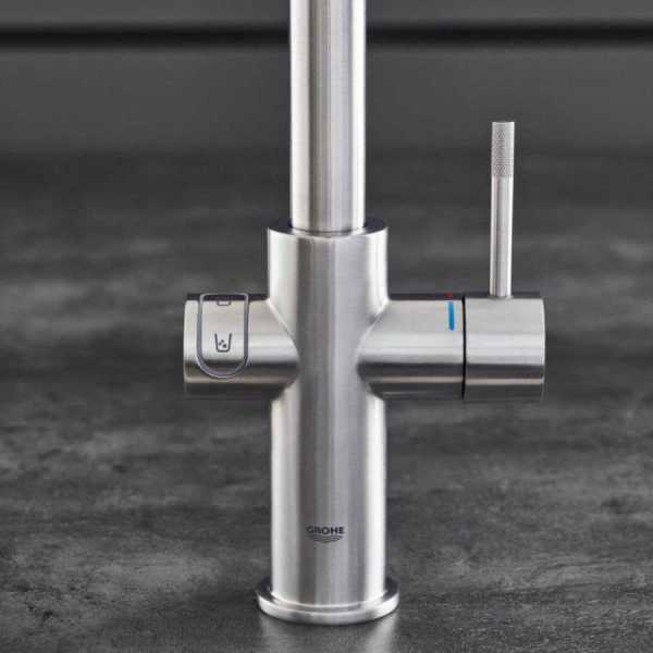 Grohe Blue Home Arıtmalı İçme Suyu ve Soda Yapan Eviye Bataryası