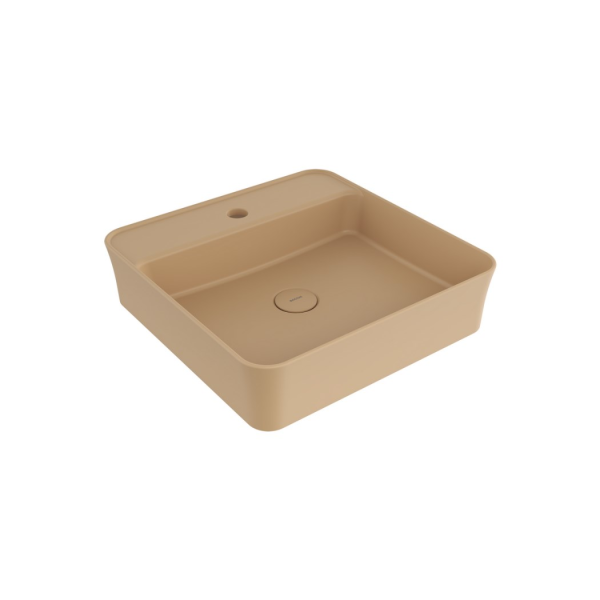 BOCCHI Sottile Slim Line Kare Lavabo 45 cm, Mat Kaşmir