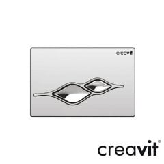 Creavit Ufo Parlak Krom Kaplama Kumanda Paneli