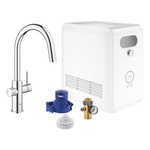 Grohe Blue Professional C-Çıkışlı Pull-Out Eviye Bataryası