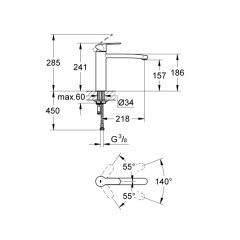 Grohe Eurostyle Cosmopolitan Eviye Bataryası