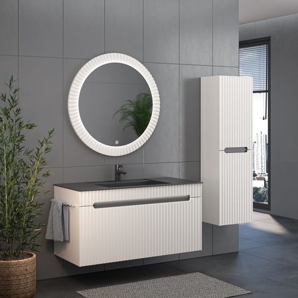Shower Zara 100 cm Aytaşı Banyo Dolabı