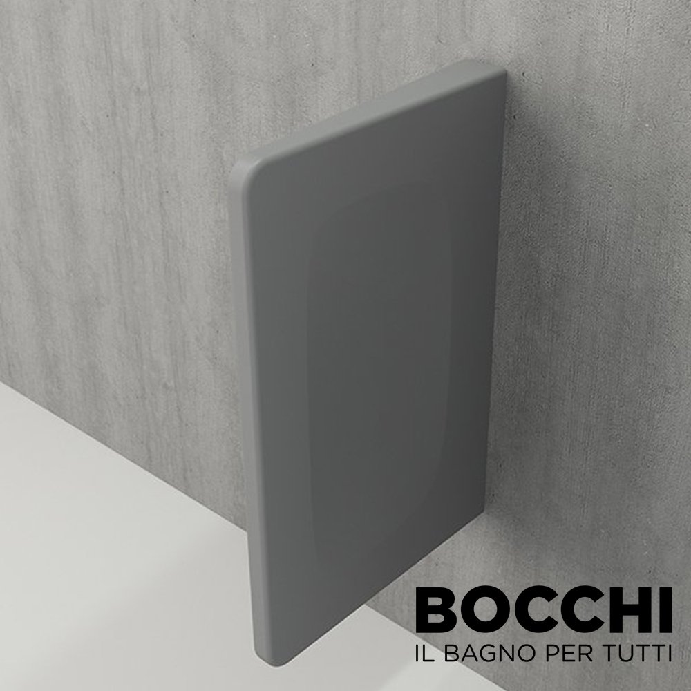 Bocchi Taormina Pisuvar Ara Bölme Mat Gri
